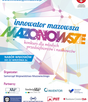  VIII edycja Konkursu Innowator Mazowsza 