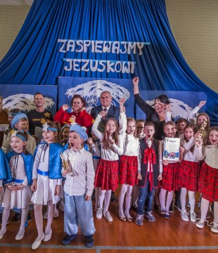 V MIĘDZYSZKOLNY FESTIWAL KOLĘD I PASTORAŁEK SZKÓŁ GMINY SIEDLCE "ZAŚPIEWAJMY JEZUSKOWI"